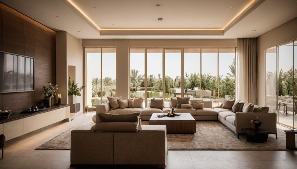 Luxury interior image showing A Riyadh villa privacy plan should separate guest, family and service movement before facade or finishes are approved