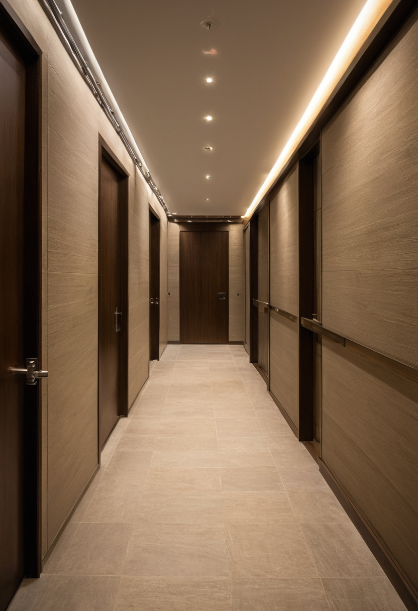 The majlis should have controlled access without becoming the main route through the family home planning reference