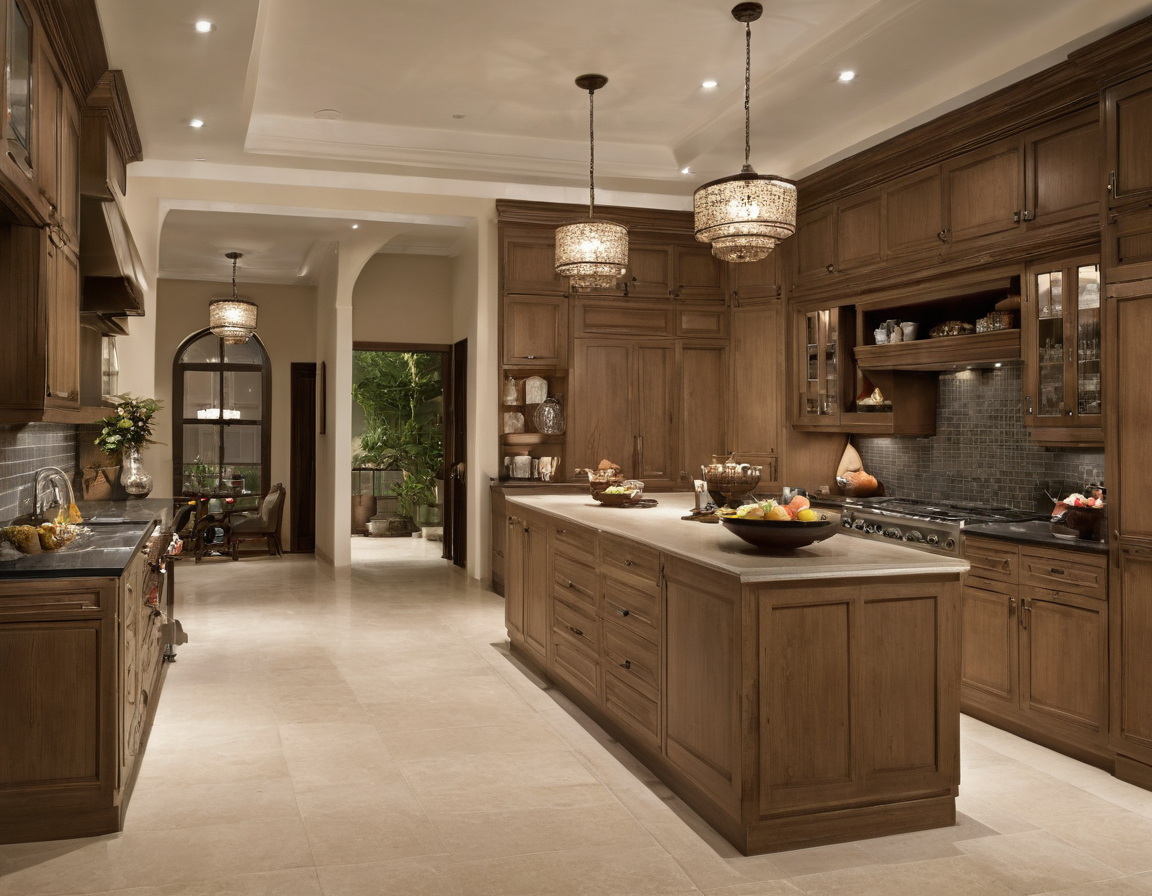 Service circulation should connect kitchens, staff rooms, drivers and deliveries without cutting through reception rooms shown in a luxury residential interior